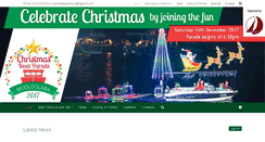 Desktop Screenshot of christmasboatparade.net