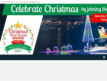 Tablet Screenshot of christmasboatparade.net