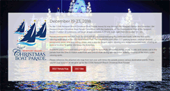 Desktop Screenshot of christmasboatparade.com